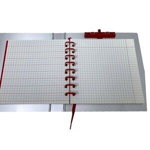 Metal Binder 8.5" Brushed Metal with Clip and inserts